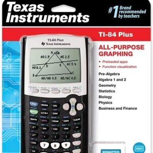 TEXAS INSTRUMENT TI-84 PLUS CALCULATOR * ALL-PURPOSE GRAPHING*